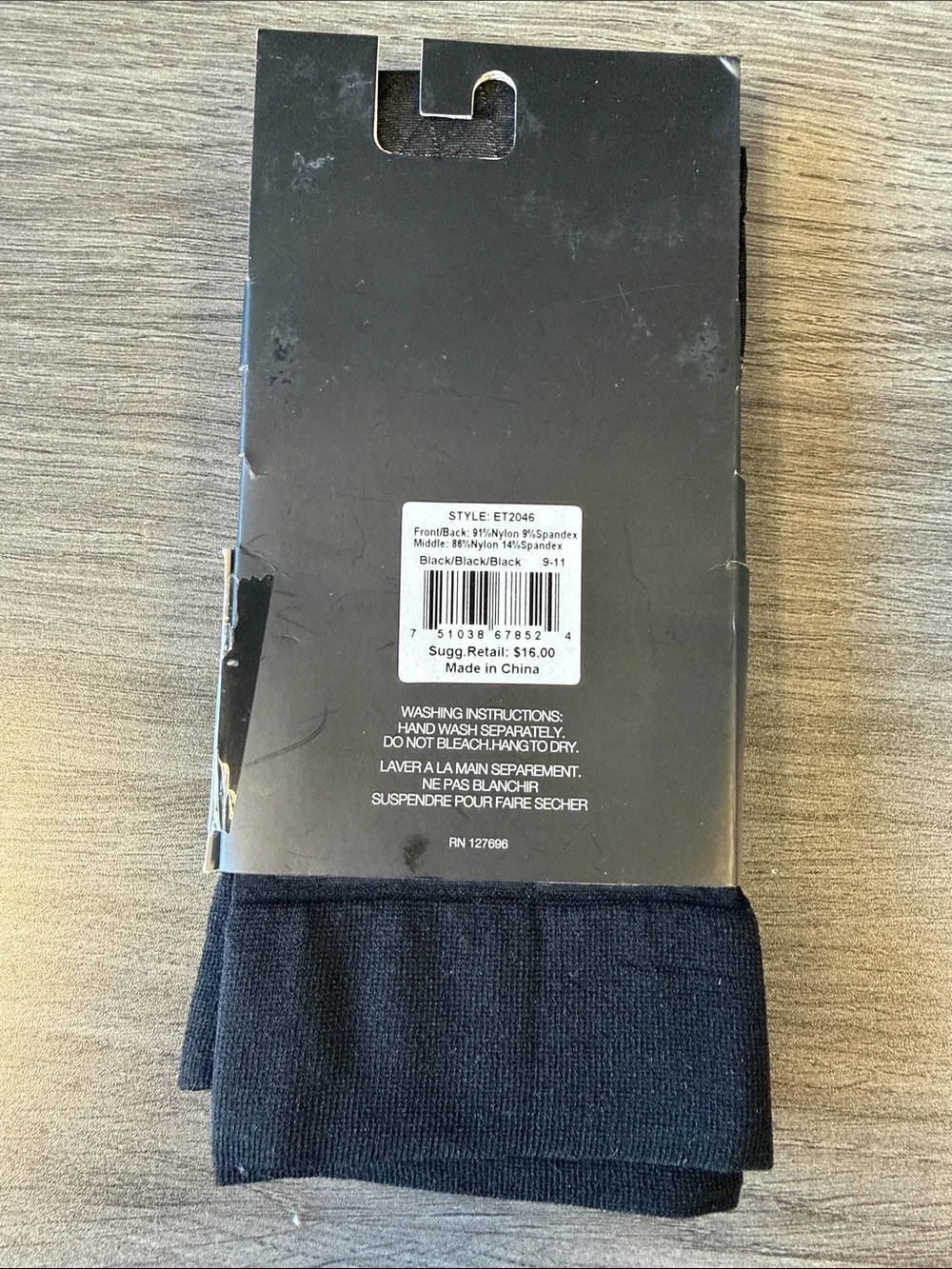 NWT Variety Lot of 5 Pairs Black Trouser Socks